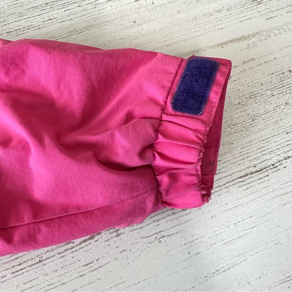 HANNA ANDERSSON Nylon Waterproof Fleece Lined Hooded Jacket Reflective 5 Pink - Picture 6 of 11